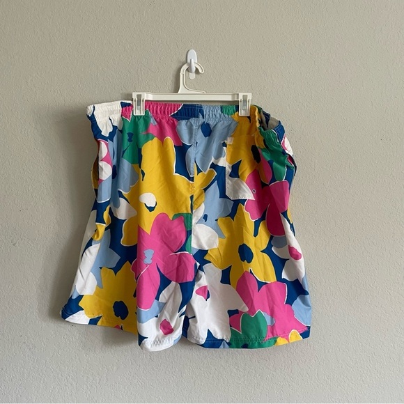 Old Navy Floral Print swim trunks in Multicolor size XXXL summer sun beach lined - Picture 5 of 9